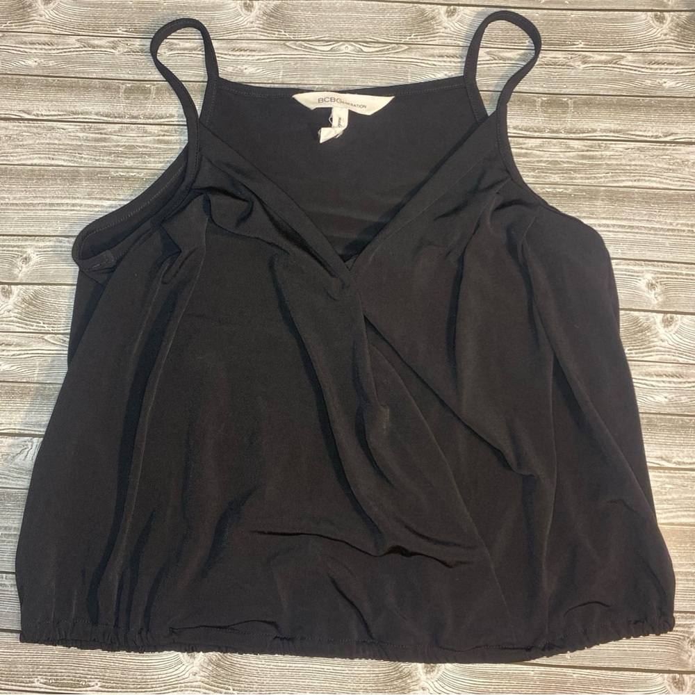 BCBGeneration Black Camisole Top